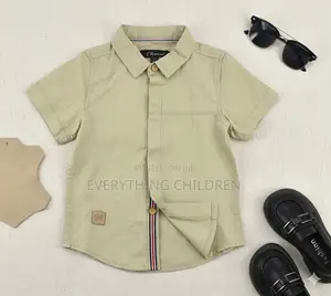 Boys Shirt Khaki Color for 6m -36m