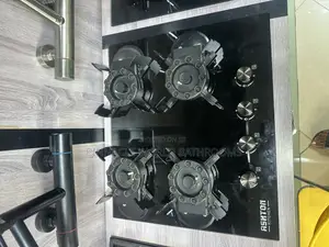 60cm Glass Flip Up 4 Burner Gas Cooker Built In