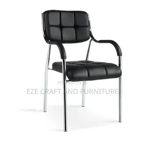 Strong Visitors Block Leather Chair