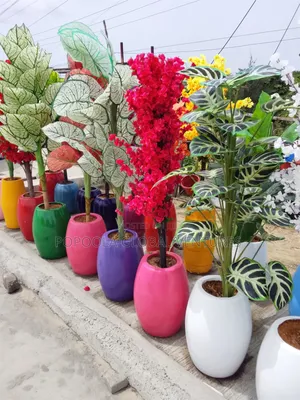Artificial Flower and Pots