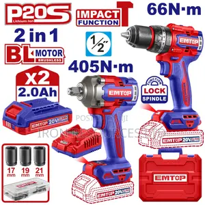 Cordless 2 PCS Combo Kit 66n-M