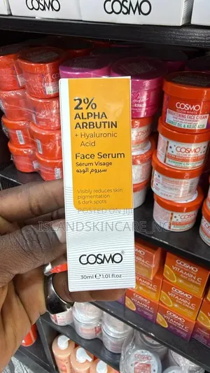 Cosmo 2% Alpha Arbutin + Hyaluronic Acid Face Serum (30ml)