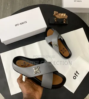 Off White Top Luxury Slippers