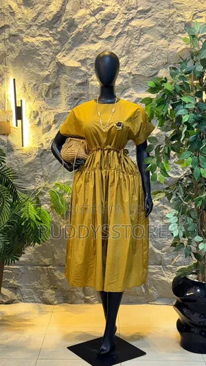 Yellow Mustard Maxi Dress