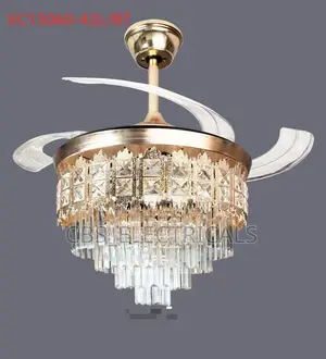 Crystal Chandelier Fan