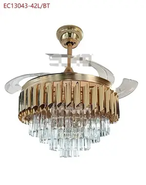 Crystal Chandelier Fan