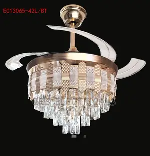 Crystal Chandelier Fan
