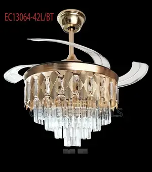 Crystal Chandelier Fan