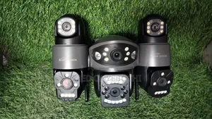 Cctv Camera Ptz Complete 4 Lens With Two Lights In Top