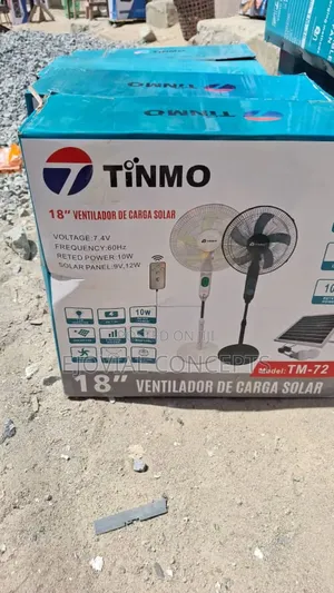 Tinmo 18" Rechargeable Solar Fan