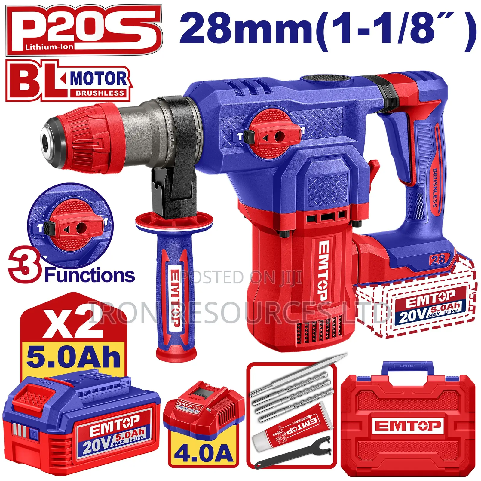 Cordless Rotary Hammer 28mm