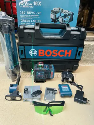 Bosch 16 Lines Laser Level Kit, a Self-Leveling Cross-Line Laser