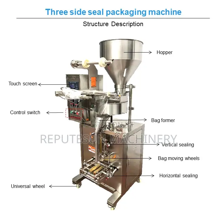 Three-Side Sealing Granule Packing Machine