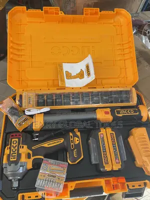20v Ingco Battery Impart Wrench With Free Touch Light