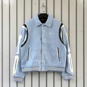 Amiri Skeleton Bones Varsity Jacket