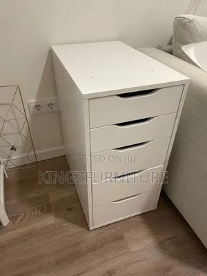 Wood Drawer Cabinet 5 Step