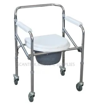 Portable Bedside Commode Chair for Home Care Convenience