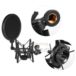 Integrated Shockmount With Pop Filter