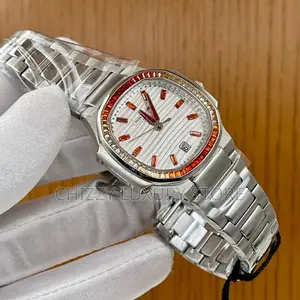 Patek Philippe W Quality Luxury Ladies Iced Face Wristwatch