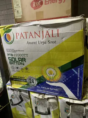 220amh 12v Patanjali Tubular Solar Battery