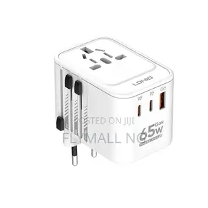 Ldnio Z6 65w Gan 2pd+Qc 3.0 Travel Adapter
