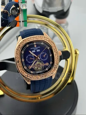 Patek Philippe Semi Automatic "Transparent Back" Wristwatch