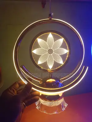 Exquisite Modern Led Lotus Pendant Light – Gold Finish
