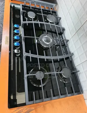 Original Gs Built-in Premium Luxury 90cm 5 Burners Automatic Gas Hob.