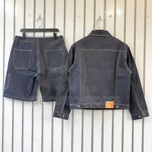 Multi Pocket Carpenter Denim Short and Carpenter Denim Jacket