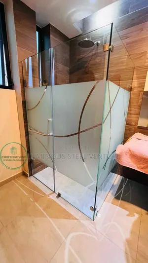 10 Mm Thick CNG Product With a Frosted Sticker Applied on Tampered Gla