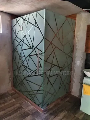 Here, We Created a Contemporary Design With Frosted Stickers.