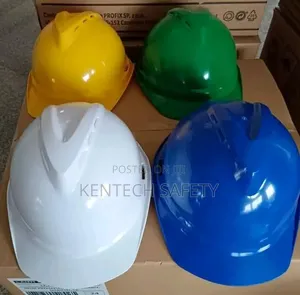 Safety Hard Hat And Rain Coat Green Color In Packs