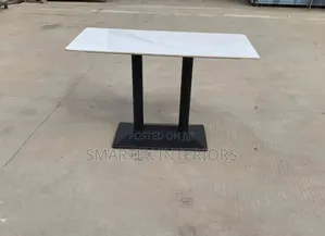 Best Quality Double Pole Marble Top Table