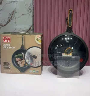 Ucc Life Deep Fry Pan With Glass Lid (28cm / 4.3l)