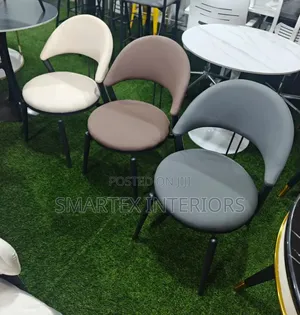 Best Quality Leather Iron Leg Dining Chair