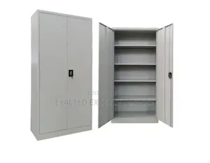 Heavy-Duty Metal Storage Cabinet With Shelves