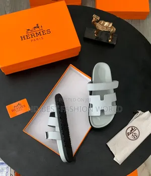 Hermes Leather Slippers