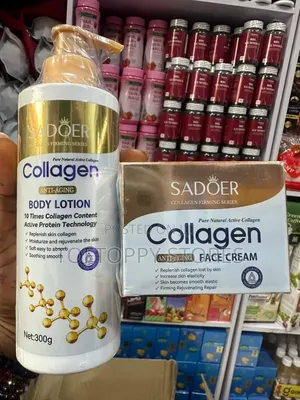 Sadoer Collagen Face Cream and Anti Aging Body Lotion