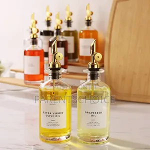 500ml Olive Oil Glass Bottle Kitchen With Stainless Nozzle