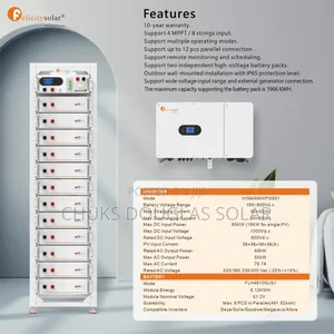 50kva Inverter + 60kwh Lithium Battery Felicity All in One