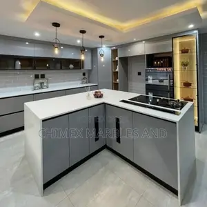 Modern Marble Kitchen Countertop Island Design 