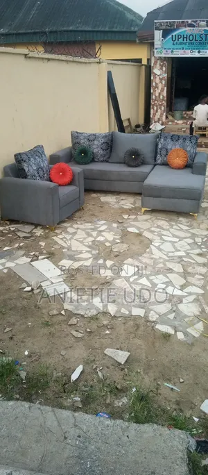 Sweetest Latest New Design L Shaped Fabric Chair