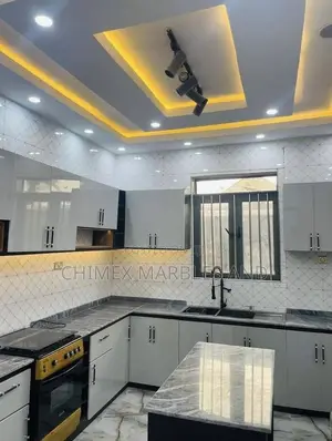 Modern Kitchen Marble Design With Island – Durable Stylish