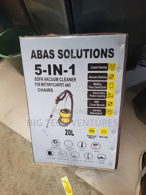 Abas Solutions 5-in-1 Wet/Dry Sofa Vacuum Cleaner