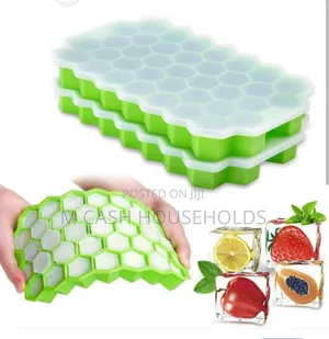 37 Cubes Silicone Maker Mold With Lids