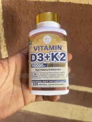 Vitamin D3 + K2 — Strong Bones, Hormone Balance Immunity Boost