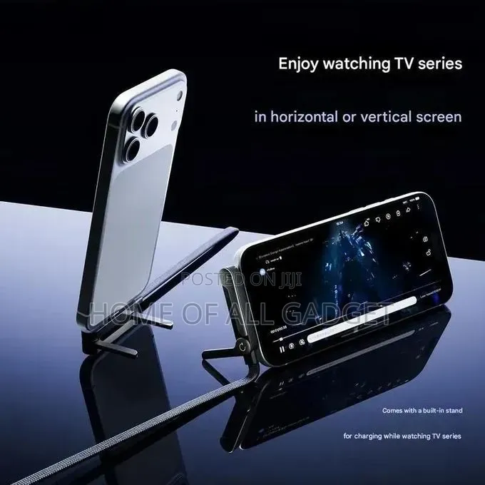 Mobile Phone Holder, Equipped With a Multi-Functional Data Cable.