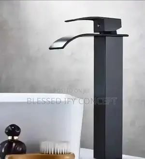Quality Black Long Neck Basin Mixer Tap