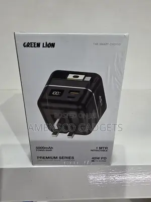 Green Lion Premium Series Gan | Power Bank | Charger 45w Pd