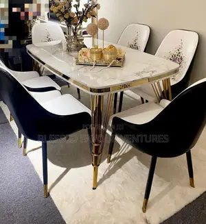 High Quality Imported Dining Set With 6 Chairs Available for Pick Up